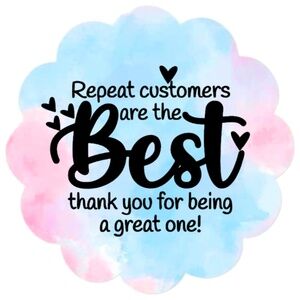 Repeat Customer Thank You Stickers – "Best Customer" – Pack for Small Biz